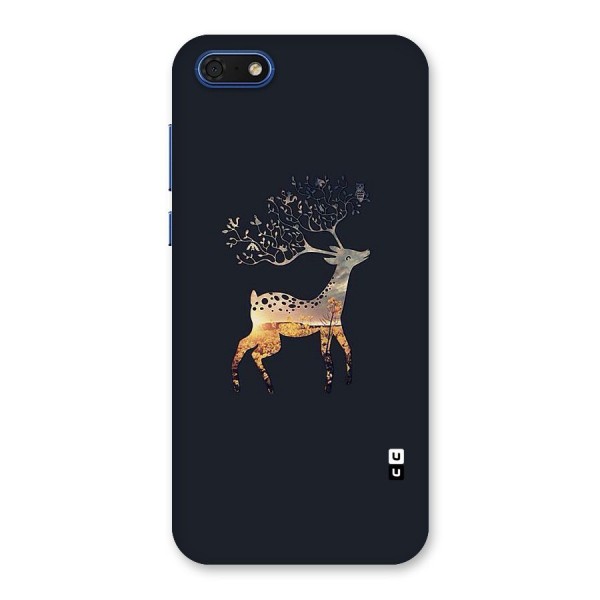 Black Deer Back Case for Honor 7s