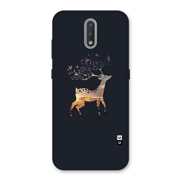 Black Deer Back Case for Nokia 2.3