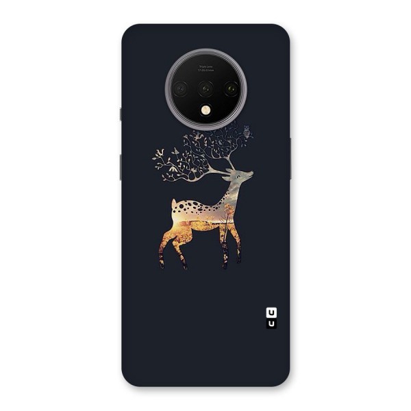 Black Deer Back Case for OnePlus 7T