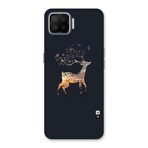 Black Deer Back Case for Oppo F17