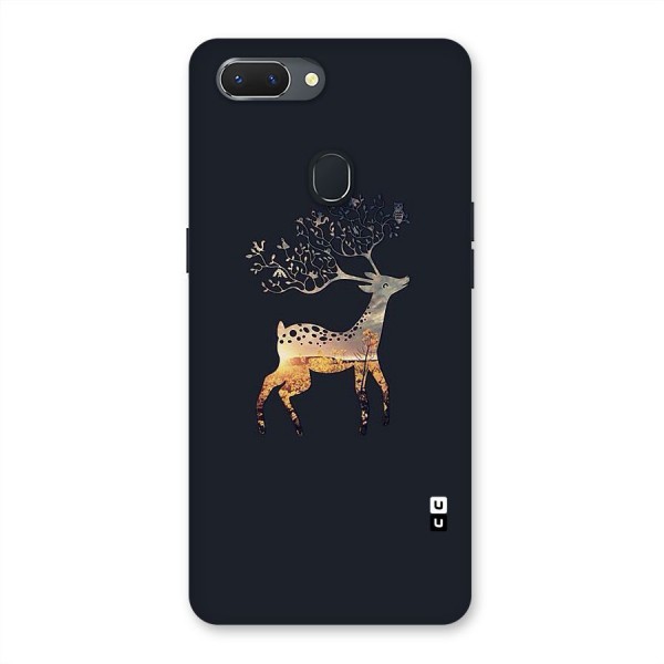 Black Deer Back Case for Oppo Realme 2