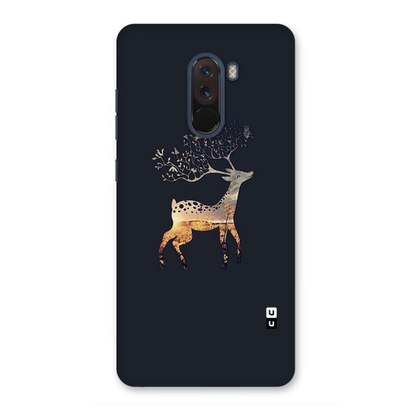 Black Deer Back Case for Poco F1