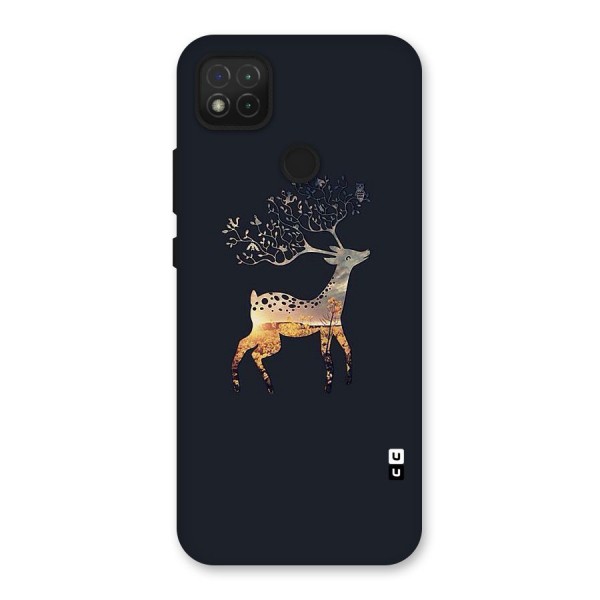 Black Deer Back Case for Redmi 9C