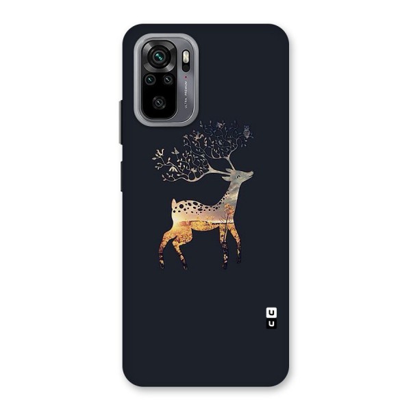 Black Deer Back Case for Redmi Note 10