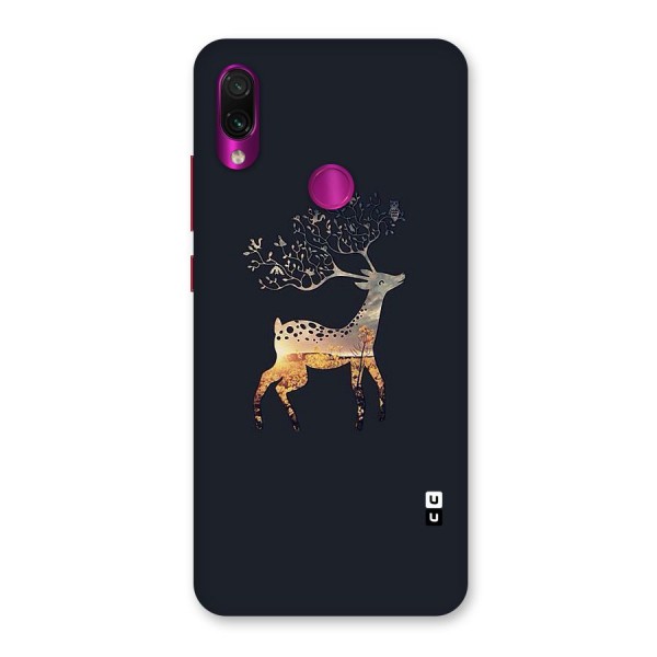 Black Deer Back Case for Redmi Note 7 Pro