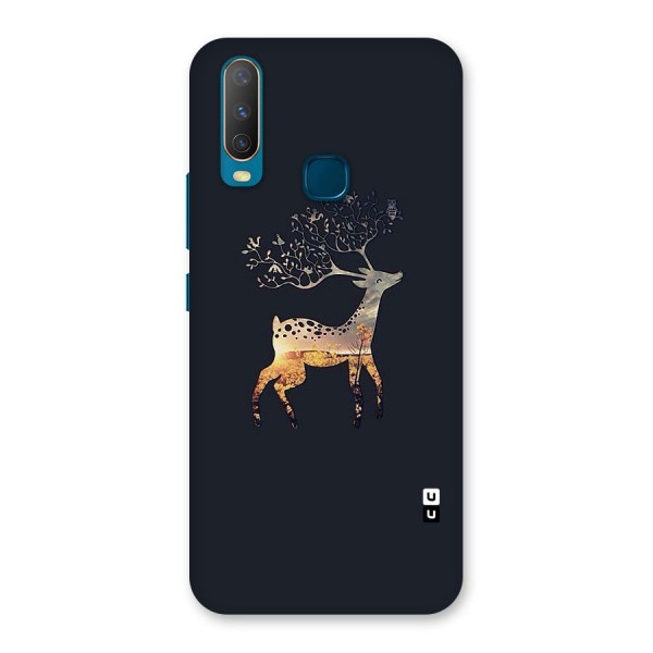 Black Deer Back Case for Vivo U10