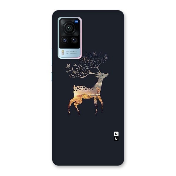 Black Deer Back Case for Vivo X60 Pro