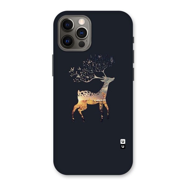 Black Deer Back Case for iPhone 12 Pro