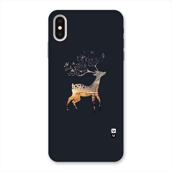 Black Deer Back Case for iPhone XS Max