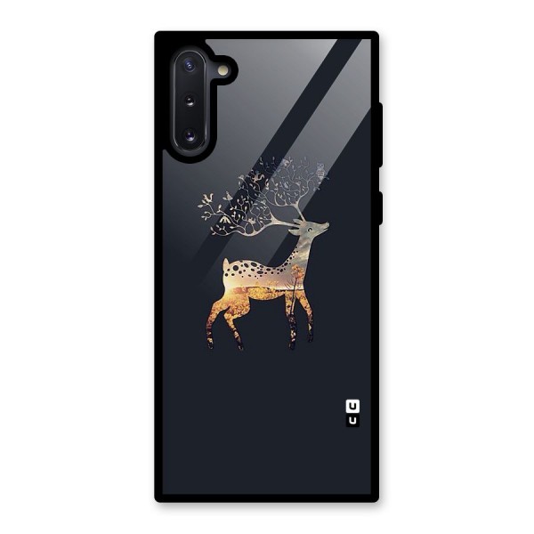 Black Deer Glass Back Case for Galaxy Note 10