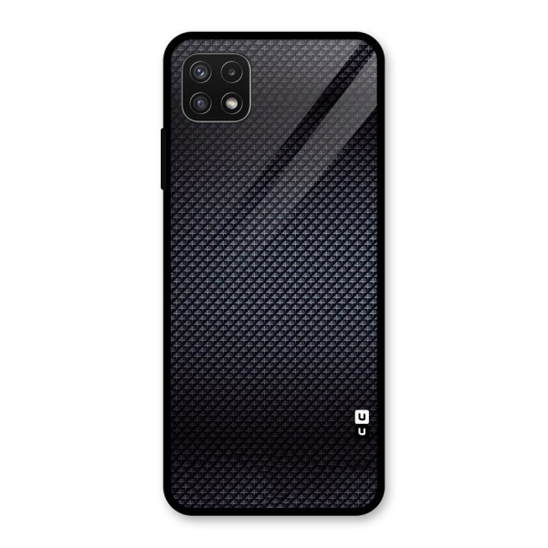 Black Diamond Glass Back Case for Galaxy A22 5G