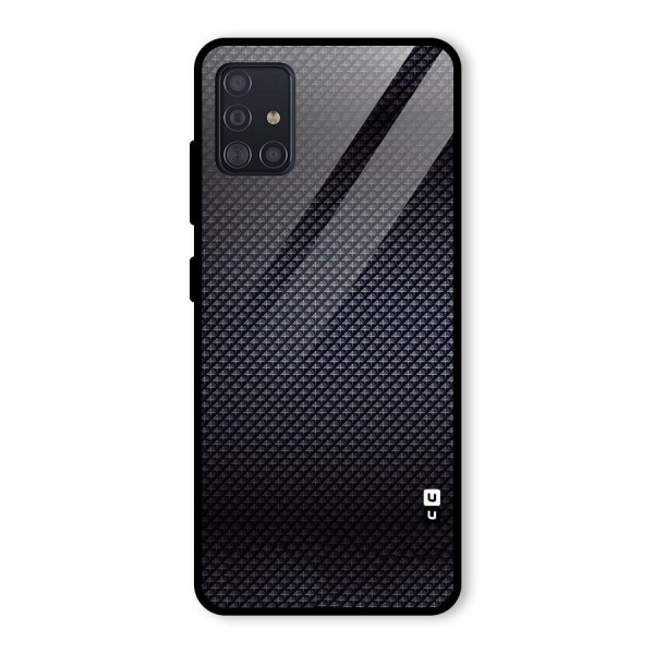 Black Diamond Glass Back Case for Galaxy A51