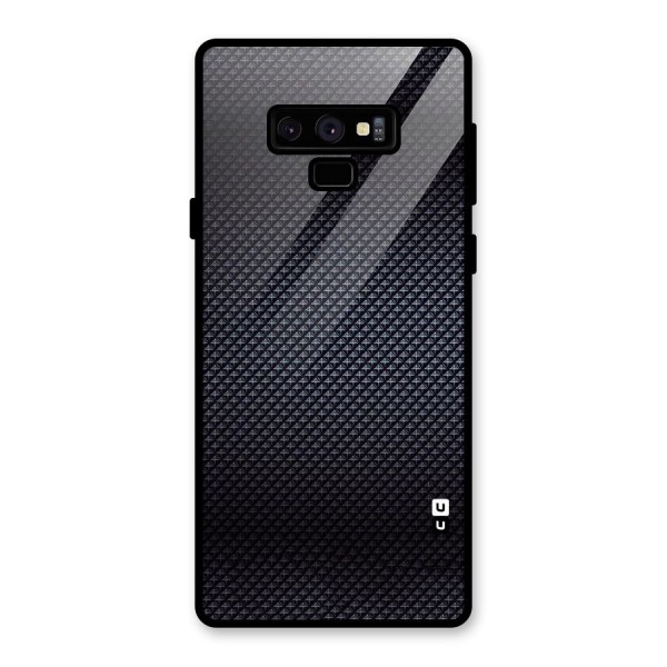 Black Diamond Glass Back Case for Galaxy Note 9