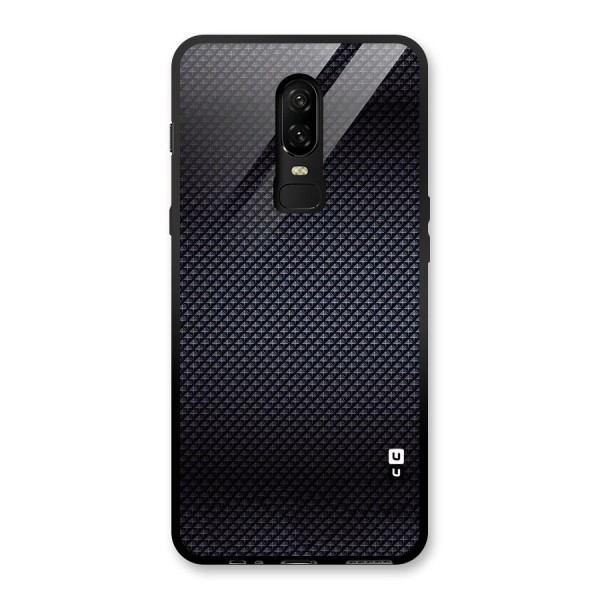 Black Diamond Glass Back Case for OnePlus 6