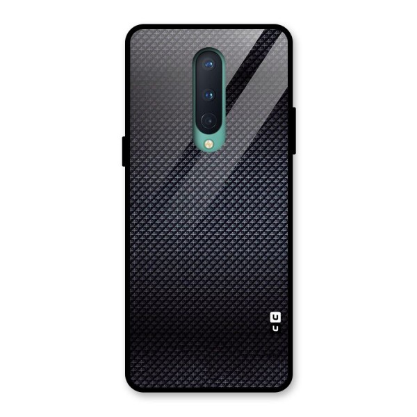 Black Diamond Glass Back Case for OnePlus 8