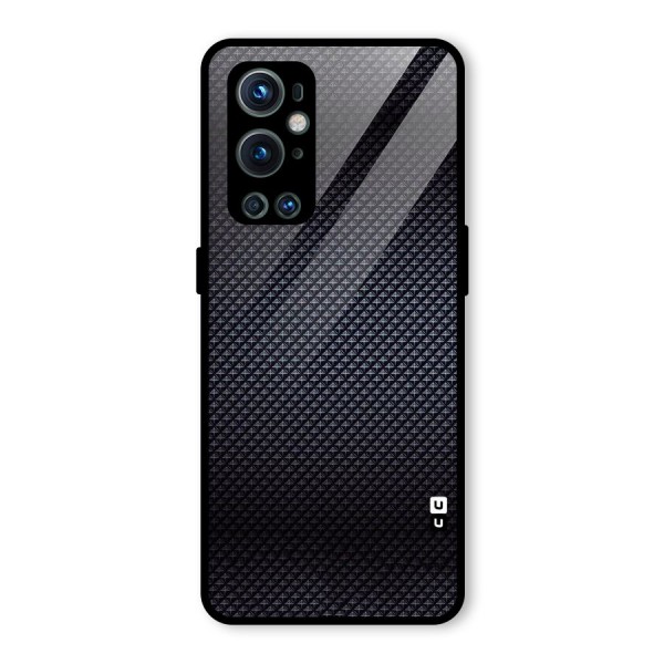 Black Diamond Glass Back Case for OnePlus 9 Pro