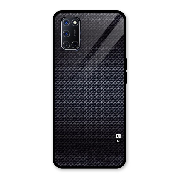 Black Diamond Glass Back Case for Oppo A52