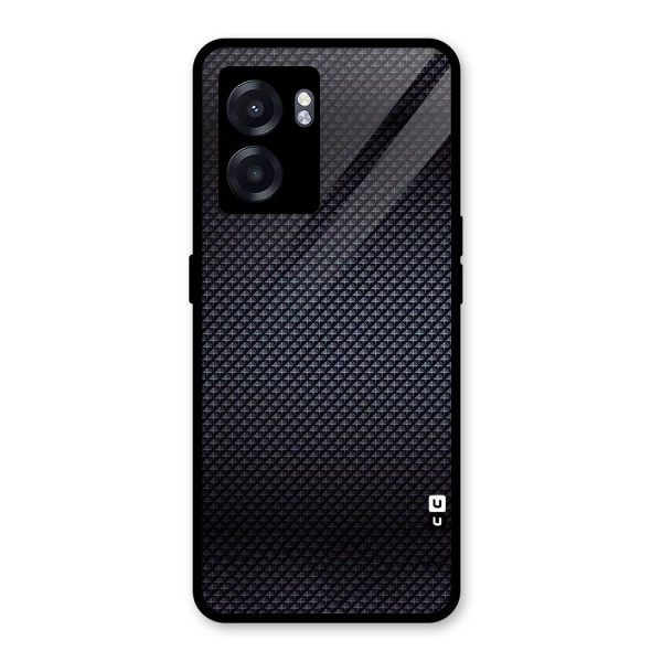 Black Diamond Glass Back Case for Oppo K10 (5G)