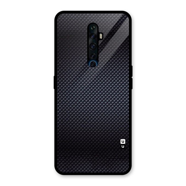 Black Diamond Glass Back Case for Oppo Reno2 Z