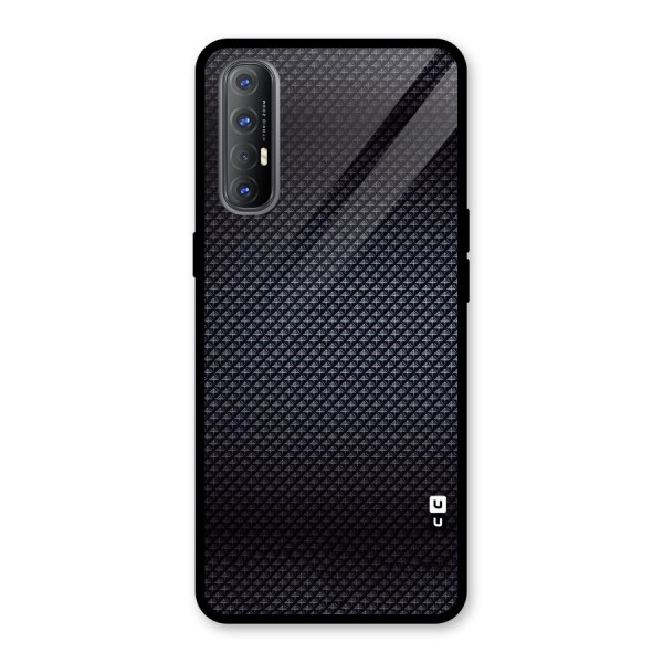 Black Diamond Glass Back Case for Oppo Reno3 Pro