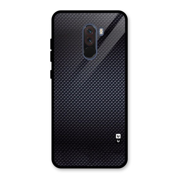 Black Diamond Glass Back Case for Poco F1