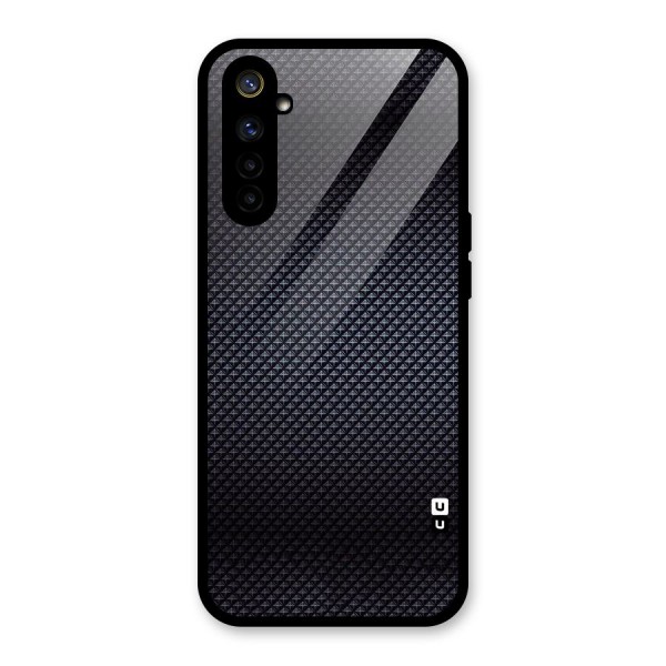 Black Diamond Glass Back Case for Realme 6