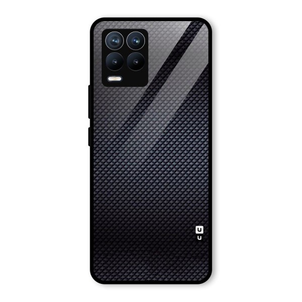 Black Diamond Glass Back Case for Realme 8 Pro