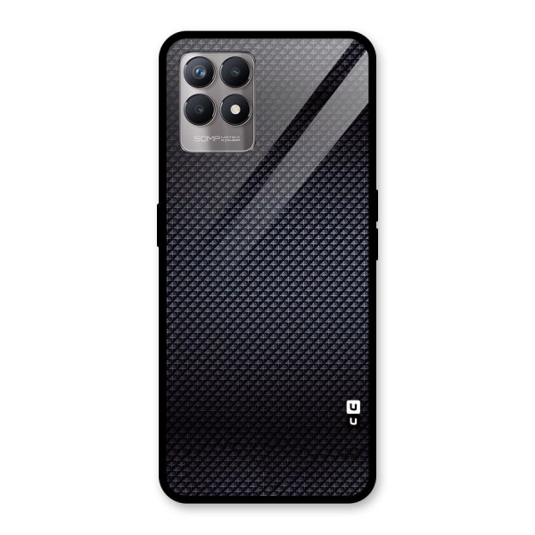 Black Diamond Glass Back Case for Realme 8i