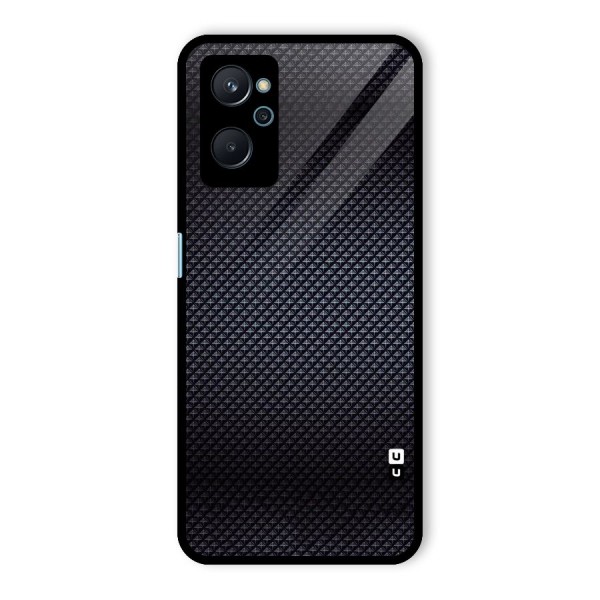 Black Diamond Glass Back Case for Realme 9i