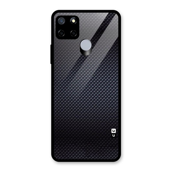 Black Diamond Glass Back Case for Realme C15