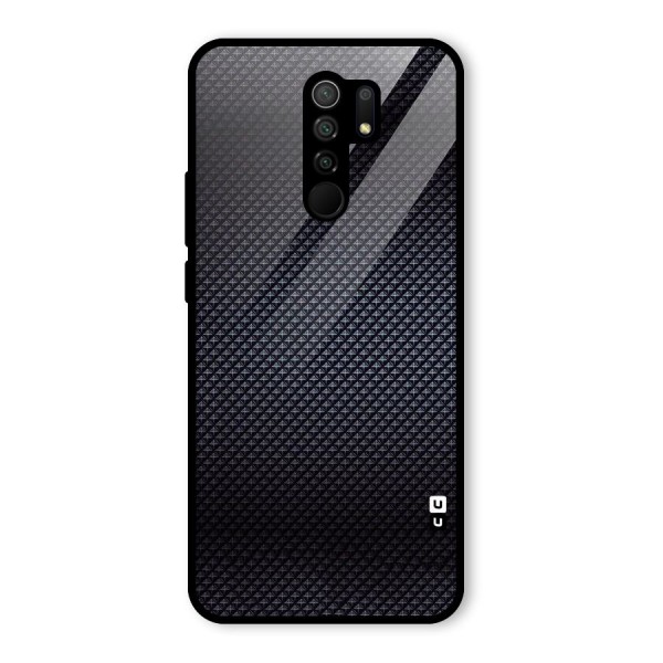 Black Diamond Glass Back Case for Redmi 9 Prime