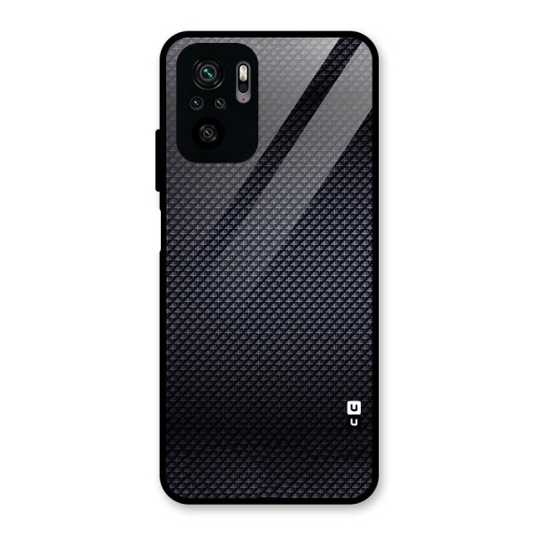 Black Diamond Glass Back Case for Redmi Note 10