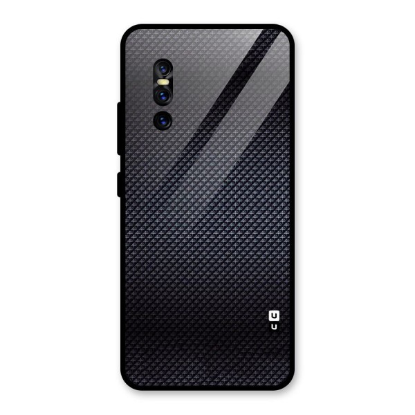 Black Diamond Glass Back Case for Vivo V15 Pro