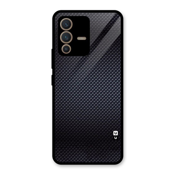 Black Diamond Glass Back Case for Vivo V23 5G