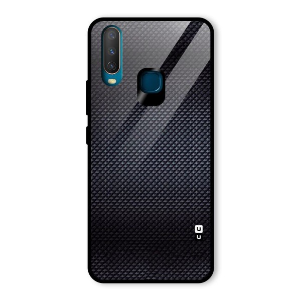 Black Diamond Glass Back Case for Vivo Y12