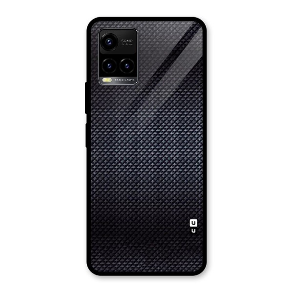 Black Diamond Glass Back Case for Vivo Y33s