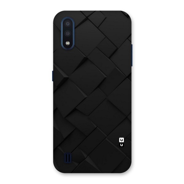 Black Elegant Design Back Case for Galaxy M01