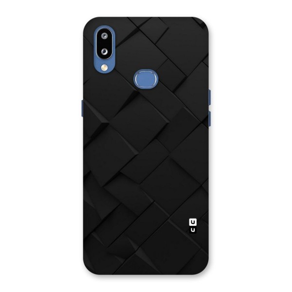 Black Elegant Design Back Case for Galaxy M01s