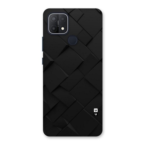 Black Elegant Design Back Case for Oppo A15s