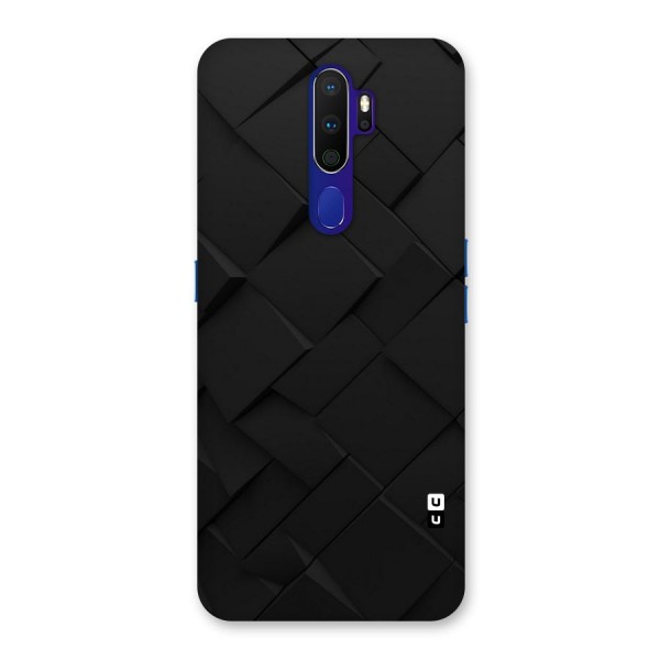 Black Elegant Design Back Case for Oppo A9 (2020)