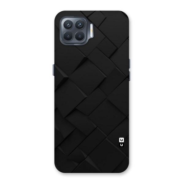 Black Elegant Design Back Case for Oppo F17 Pro