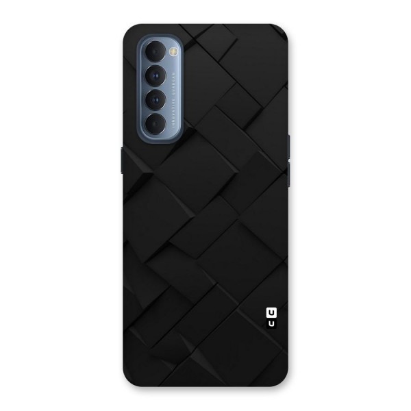 Black Elegant Design Back Case for Reno4 Pro