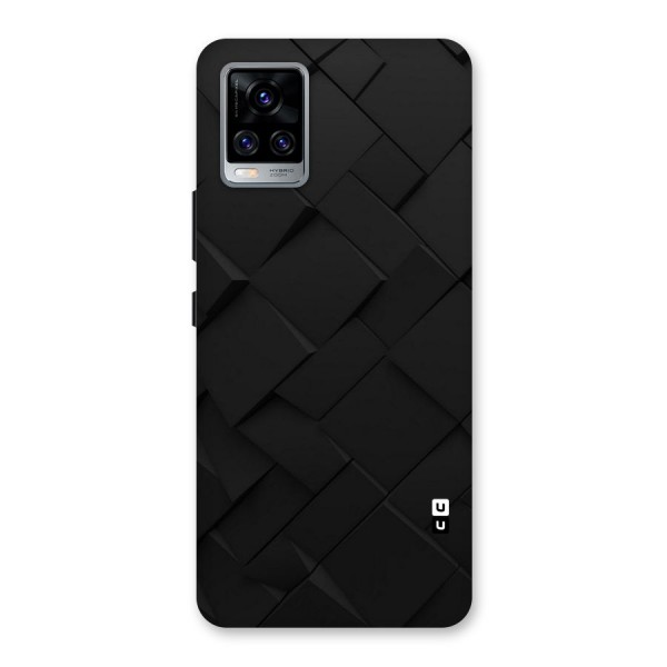 Black Elegant Design Back Case for Vivo V20 Pro