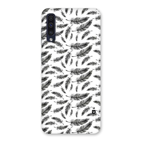 Black Feather Back Case for Galaxy A50