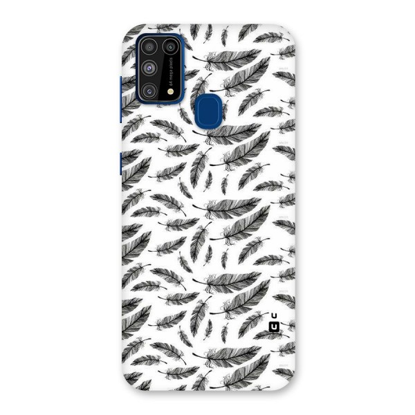 Black Feather Back Case for Galaxy F41