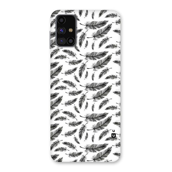 Black Feather Back Case for Galaxy M31s