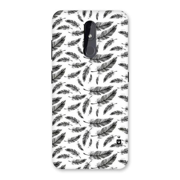 Black Feather Back Case for Nokia 3.2