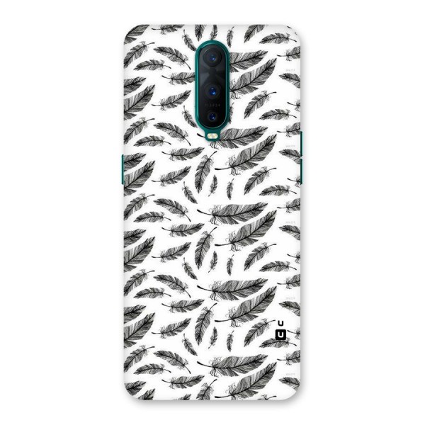 Black Feather Back Case for Oppo R17 Pro