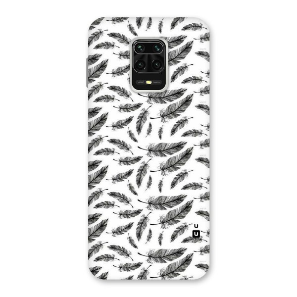 Black Feather Back Case for Redmi Note 9 Pro