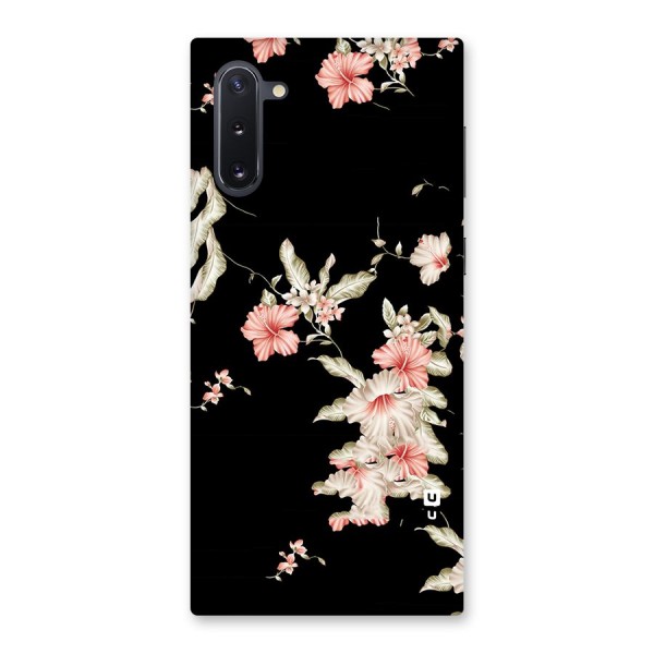 Black Floral Back Case for Galaxy Note 10